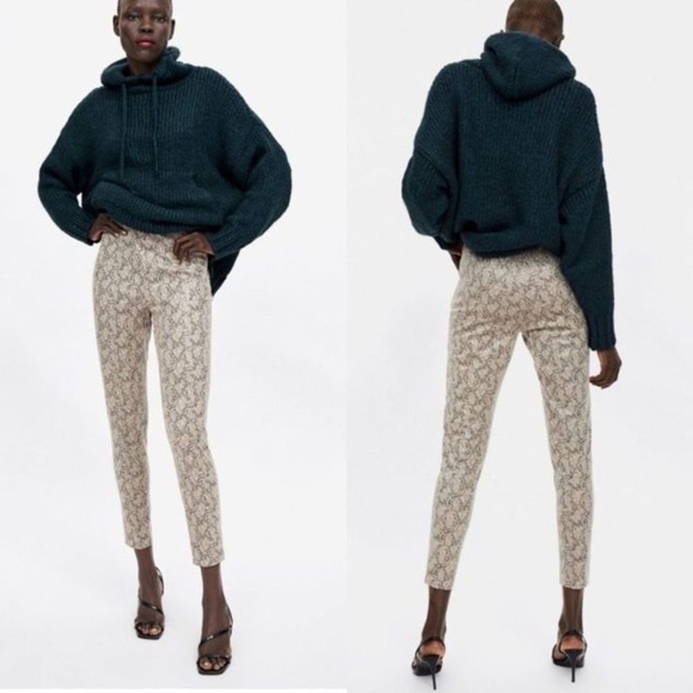 ZARA SNAKE PRINT LEGGING SMALL